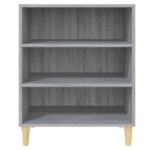 vidaXL Komoda sivý dub sonoma 57x35x70 cm kompozitné drevo – Obrázok 4