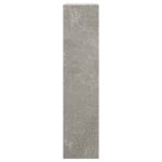 vidaXL Botník betónovo sivý 63x24x103 cm spracované drevo – Obrázok 5