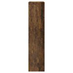 vidaXL Botník dymový dub 63x24x103 cm spracované drevo – Obrázok 5