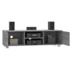 vidaXL TV skrinka sivý dub sonoma 140x40,5x35 cm spracované drevo – Obrázok 3