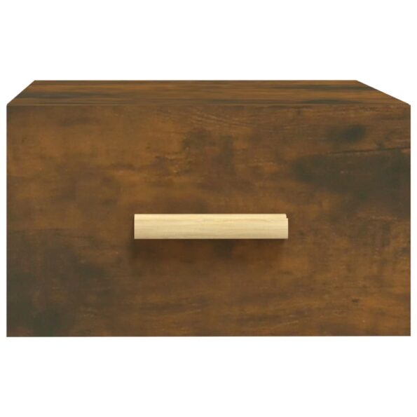 vidaXL Nástenný nočný stolík dymový dub 35x35x20 cm – Obrázok 5