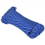 vidaXL Lodné lano modré 3 mm 25 m polypropylén – Obrázok 2