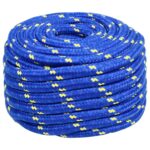 vidaXL Lodné lano modré 20 mm 100 m polypropylén – Obrázok 2