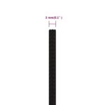 vidaXL Pracovné lano čierne 3 mm 100 m polyester – Obrázok 6