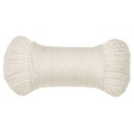 vidaXL Pracovné lano biele 3 mm 25 m polypropylén – Obrázok 3