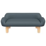 vidaXL Pelech pre psa tmavosivý 70x40x24 cm látka – Obrázok 3