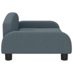 vidaXL Pelech pre psa tmavosivý 70x45x30 cm látka – Obrázok 4