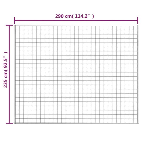 VXL8720845600983_g_en_hd_4.jpg vidaXL Záťažová prikrývka šedá 235x290 cm 11 kg látka – Obrázok 6