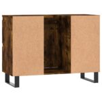 vidaXL Kúpeľňová skrinka dymový dub 80x33x60 cm kompozitné drevo – Obrázok 7