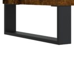 vidaXL Kúpeľňová skrinka dymový dub 80x33x60 cm kompozitné drevo – Obrázok 9