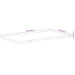 vidaXL Doska stola 80x50x2,5 cm obdĺžniková masívna akácia – Obrázok 9