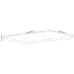 vidaXL Stolová doska so zakrivením 90x50x2,5 cm surový mangový masív – Obrázok 8