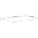 vidaXL Stolová doska so zakrivením 80x50x2,5 cm surový mangový masív – Obrázok 8