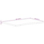 vidaXL Stolová doska so zakrivením 100x80x2,5 cm surový mangový masív – Obrázok 8