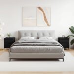 vidaXL Nočné stolíky 2 ks čierne 40x35x50 cm kompozitné drevo