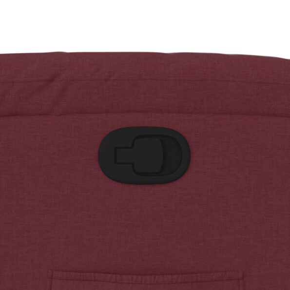 vidaXL Zdvíhacie sklápacie kreslo vínovo červené látka – Obrázok 11