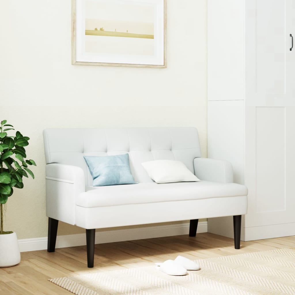 VXL8721012198593_m_en_hd_1.jpg vidaXL Lavička s operadlom biela 112x65,5x75 cm umelá koža – Obrázok 1