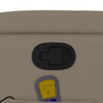 vidaXL Sklápacie masážne kreslo kapučínové umelá koža – Obrázok 10