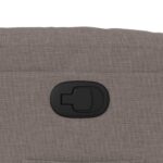 vidaXL Zdvíhacie sklápacie kreslo sivohnedé látka – Obrázok 11