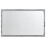 vidaXL LED kúpeľňové zrkadlo sivé sonoma 60x8,5x38 cm kompozitné drevo – Obrázok 6