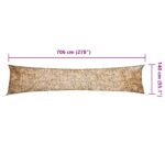 vidaXL Maskovacia sieť s úložnou taškou 706x140 cm piesková – Obrázok 7