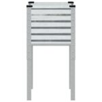 vidaXL Záhradný kvetináč 45x45x88 cm, pozinkovaná oceľ – Obrázok 5