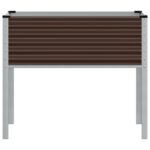 vidaXL Záhradný kvetináč, hnedý 100x41x90 cm, oceľ – Obrázok 4