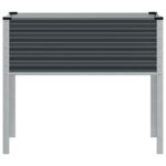 vidaXL Záhradný kvetináč, antracitový 100x41x90 cm, oceľ – Obrázok 4