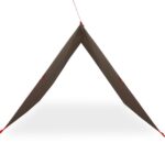 vidaXL Kempingová plachta hnedá 306x306 cm vodotesná – Obrázok 4