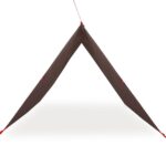 vidaXL Kempingová plachta hnedá 366x306 cm vodotesná – Obrázok 4