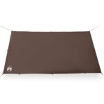 vidaXL Kempingová plachta hnedá 366x306 cm vodotesná – Obrázok 5