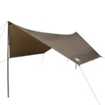 vidaXL Kempingová plachta hnedá 462x306x211 cm vodotesná – Obrázok 2