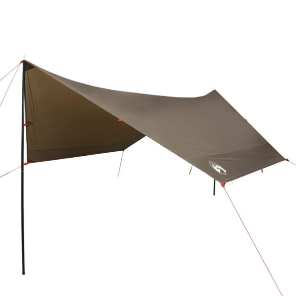 vidaXL Kempingová plachta hnedá 462x306x211 cm vodotesná – Obrázok 2