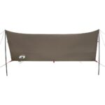 vidaXL Kempingová plachta hnedá 462x306x211 cm vodotesná – Obrázok 5