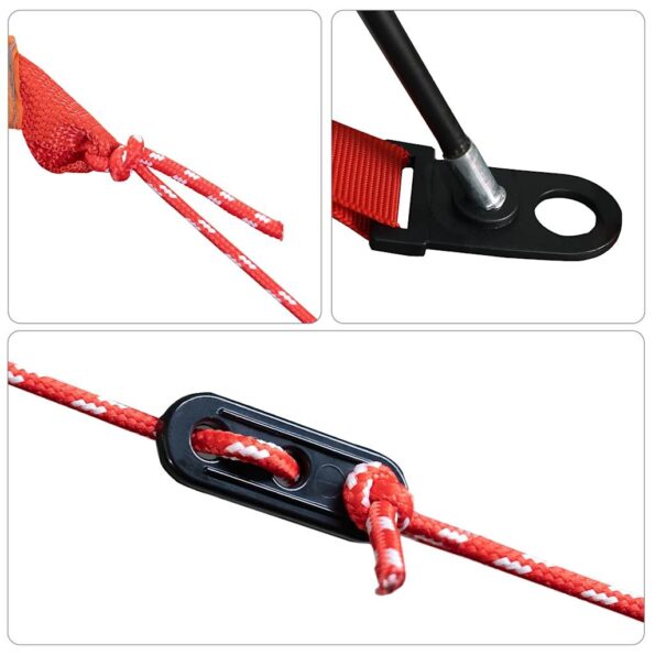 vidaXL Kempingový stan, kupola, 4 osoby, hnedý, vodoodolný – Obrázok 10