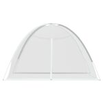 vidaXL Moskytiéra jurta s dverami 220 sieťka biela 200x180x135 cm – Obrázok 4