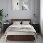 vidaXL Nočné stolíky 2 ks čierne 40x31x50 cm kompozitné drevo – Obrázok 3