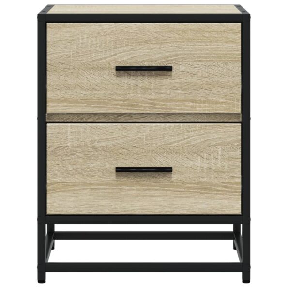 vidaXL Nočný stolík dub sonoma 40x31x50 cm kompozitné drevo – Obrázok 5