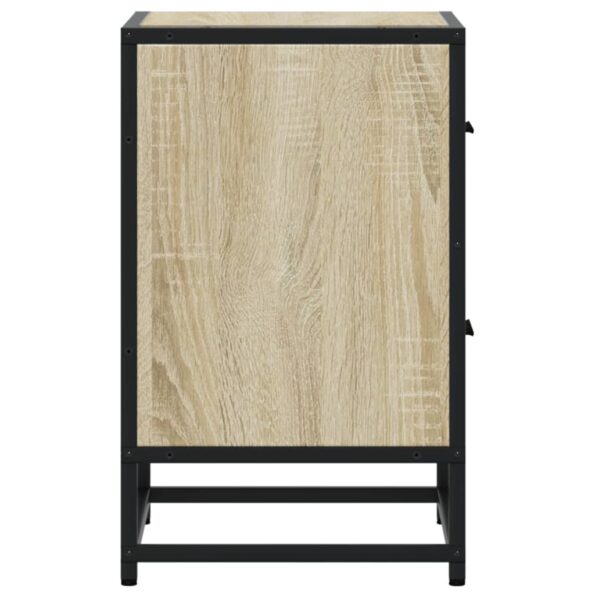 vidaXL Nočný stolík dub sonoma 40x31x50 cm kompozitné drevo – Obrázok 6
