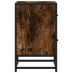 vidaXL Nočný stolík dymový dub 40x31x50 cm kompozitné drevo – Obrázok 7