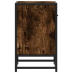 vidaXL Nočný stolík dymový dub 40x31x50 cm kompozitné drevo – Obrázok 6