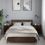 vidaXL Nočné stolíky 2 ks dymový dub 40x31x50 cm kompozitné drevo – Obrázok 3