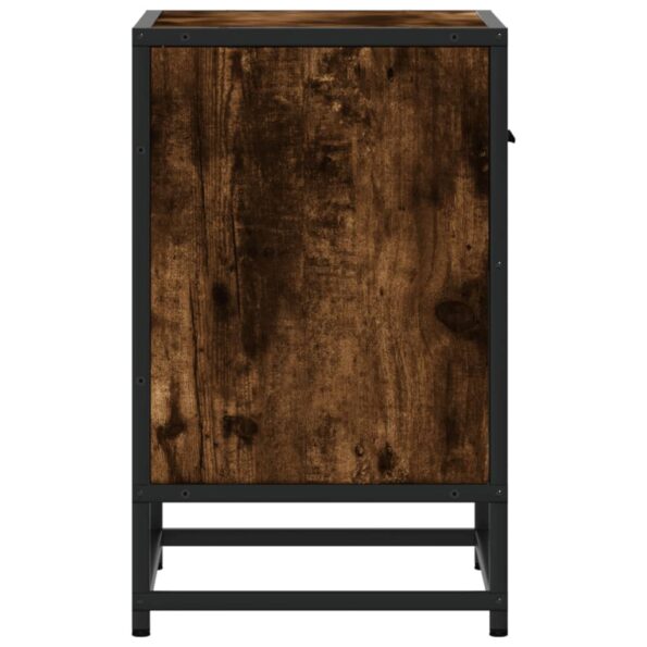 vidaXL Nočné stolíky 2 ks dymový dub 40x31x50 cm kompozitné drevo – Obrázok 7