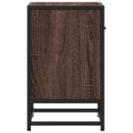 vidaXL Nočná skrinka hnedý dub 40x31x50 cm kompozitné drevo – Obrázok 6