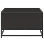 vidaXL Konferenčný stolík, čierny 90x57x35 cm, kompozitné drevo+kov – Obrázok 6