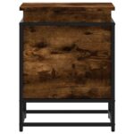 vidaXL Úložný box s vekom dymový dub 40x40x51,5 cm kompozitné drevo – Obrázok 4