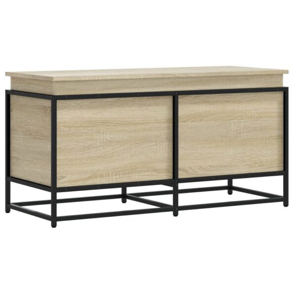 vidaXL Úložný box s vekom dub sonoma 100x40x51,5 cm kompozitné drevo – Obrázok 2