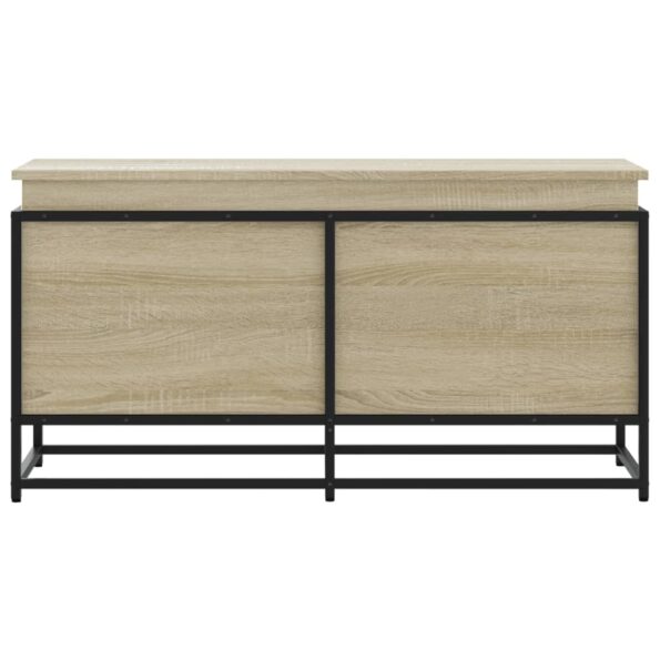 vidaXL Úložný box s vekom dub sonoma 100x40x51,5 cm kompozitné drevo – Obrázok 4