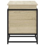 vidaXL Úložný box s vekom dub sonoma 100x40x51,5 cm kompozitné drevo – Obrázok 5
