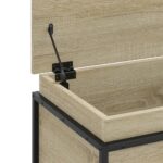 vidaXL Úložný box s vekom dub sonoma 100x40x51,5 cm kompozitné drevo – Obrázok 8